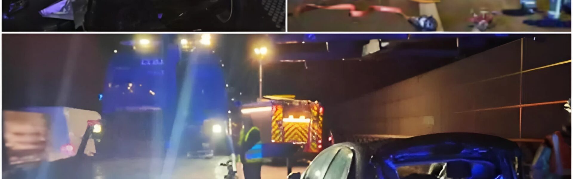 Zwaar ongeval op de E17 bij viaduct Gentbrugge: meerdere gewonden na botsing tussen Belgische en Nederlandse wagen