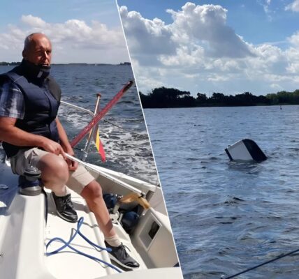Frederik (58) redt het leven van drie kleine kinderen en vier volwassenen op Veerse Meer in Zeeland: “Ze lagen in het water te roepen om hulp”