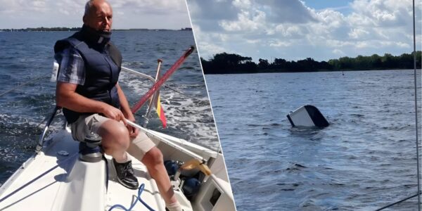 Frederik (58) redt het leven van drie kleine kinderen en vier volwassenen op Veerse Meer in Zeeland: “Ze lagen in het water te roepen om hulp”