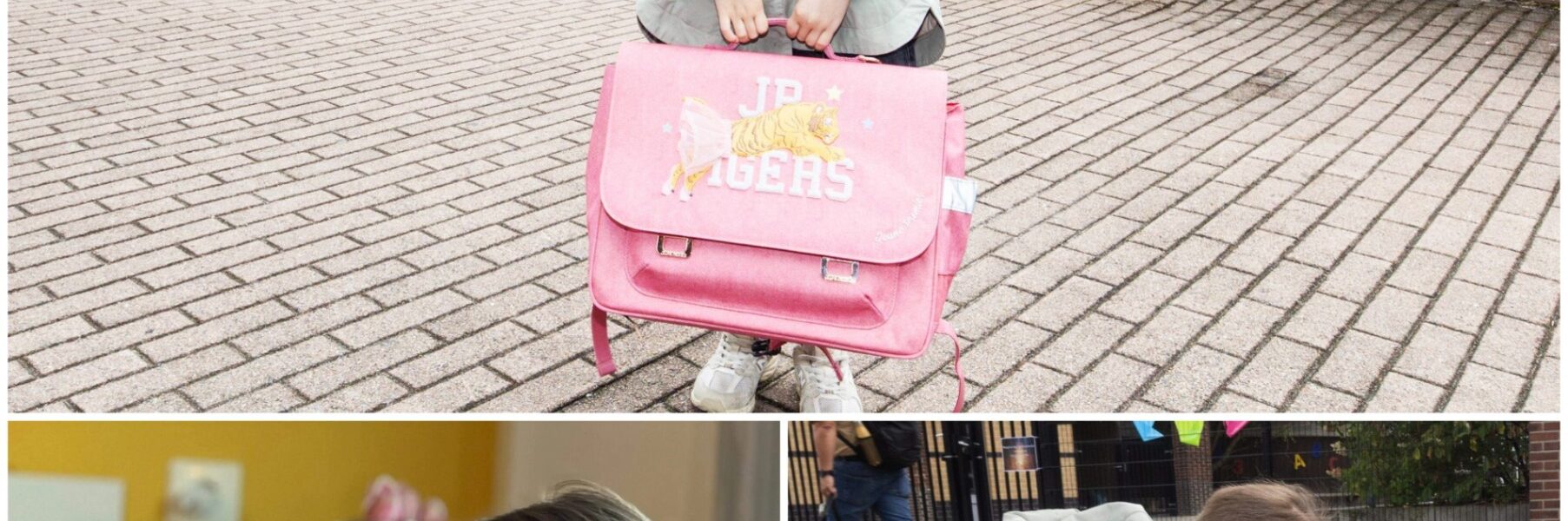 Ook voor kankerpatiëntje Inez (6) is het de eerste schooldag: “Een grote stap en tegelijk ook niet”