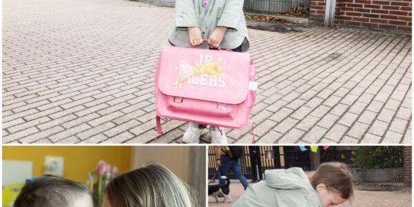 Ook voor kankerpatiëntje Inez (6) is het de eerste schooldag: “Een grote stap en tegelijk ook niet”