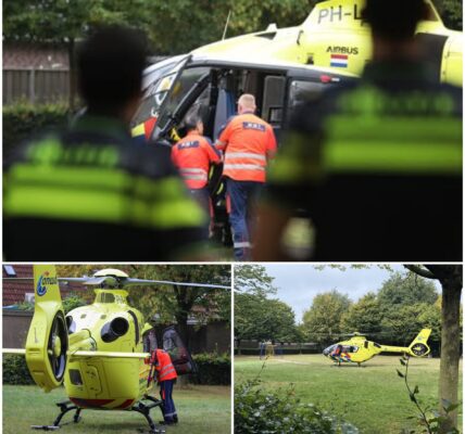 Traumahelikopter landt bij basisschool, mogelijk reanimatie kind