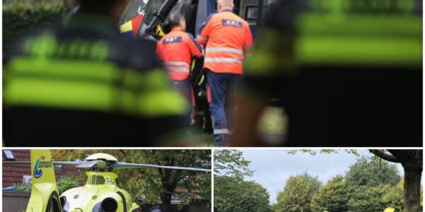 Traumahelikopter landt bij basisschool, mogelijk reanimatie kind