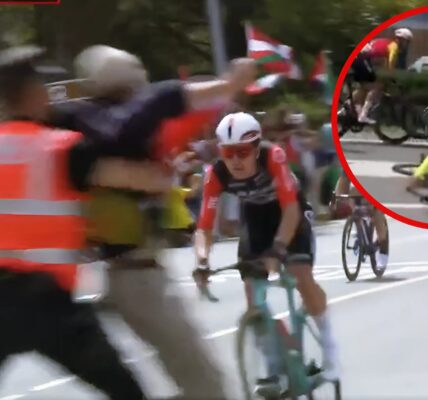 KIJK. Pro-Palestijnse demonstratie zorgt weer voor chaos in de Vuelta, nu komt het zelfs tot valpartij