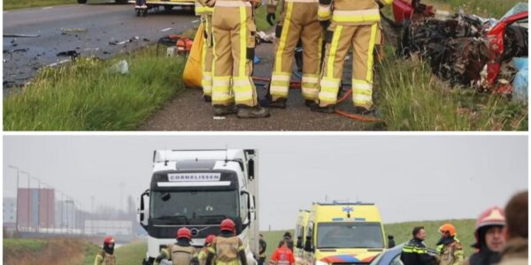 Vrachtwagenchauffeur rijdt door na ongeluk, automobilist naar het ziekenhuis