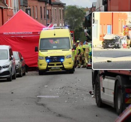Twee jonge kinderen van 3 en 7 jaar in levensgevaar bij zwaar ongeval in Geraardsbergen
