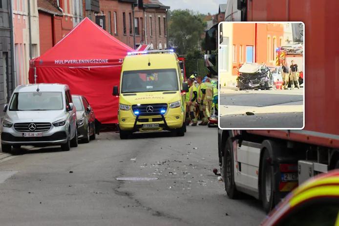 Twee jonge kinderen van 3 en 7 jaar in levensgevaar bij zwaar ongeval in Geraardsbergen