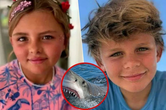 Rose (10) redt haar broer (8) na haaienaanval: “Haar stalen zenuwen maakten het verschil tussen leven en dood”