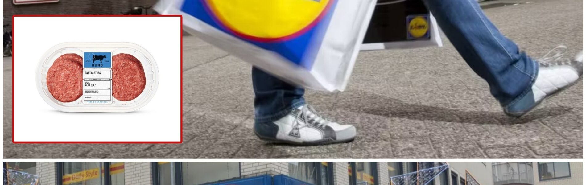 Waarschuwing: je kunt doodziek worden van dit vlees bij de Lidl