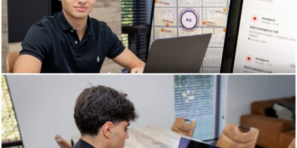 Aaron (18) ontwikkelt app zodat vrouwen zich veiliger voelen op straat: “De politie is zeer geïnteresseerd”