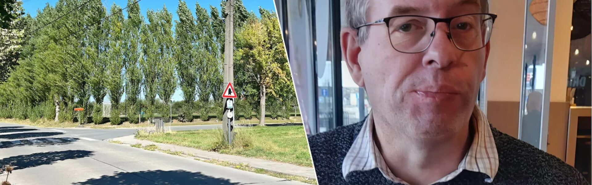 “Hij lag roerloos op de grond, maar stopte pas toen ik begon te roepen”: Yves (55) ligt met hersenbloeding op intensieve zorgen na aanval door fietser