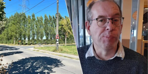 “Hij lag roerloos op de grond, maar stopte pas toen ik begon te roepen”: Yves (55) ligt met hersenbloeding op intensieve zorgen na aanval door fietser