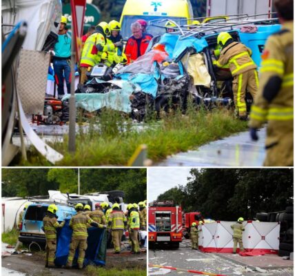 Tragisch ongeluk bij Uddel: 19-jarige jongen verpletterd in kettingbotsing met tankwagen vol melk