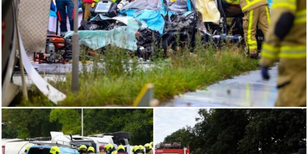 Tragisch ongeluk bij Uddel: 19-jarige jongen verpletterd in kettingbotsing met tankwagen vol melk
