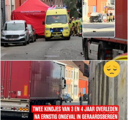 Twee kindjes van 3 en 4 jaar overleden na ernstig ongeval in Geraardsbergen