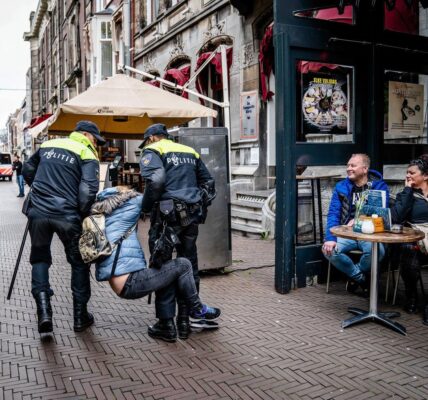 VIDEO: Nederlandse agent is klaar met zachte handjes en grijpt keihard in bij tuig op straat