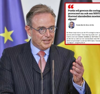 "We moeten Poetin verlammen met de zwaarst mogelijke sancties", zei Bart De Wever over de Russische drones in de lucht boven Polen.