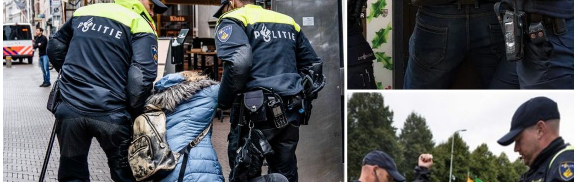 VIDEO: Nederlandse agent is klaar met zachte handjes en grijpt keihard in bij tuig op straat