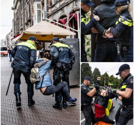 VIDEO: Nederlandse agent is klaar met zachte handjes en grijpt keihard in bij tuig op straat