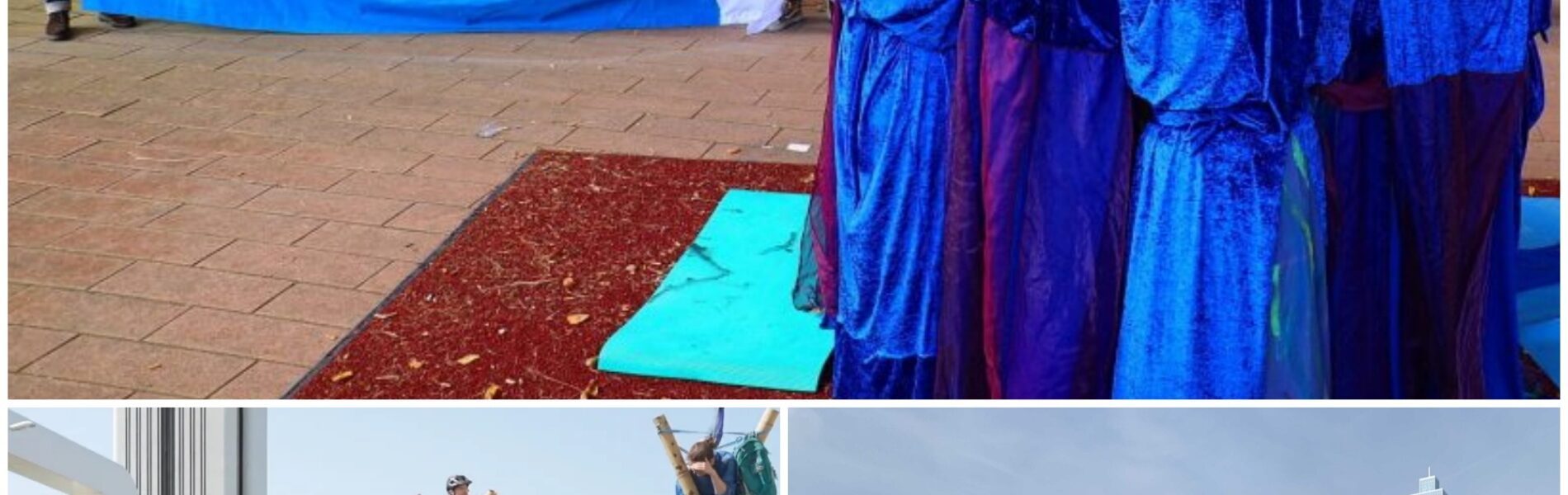 Protest in hart van Wereldhavendagen: Klimaatactivisten waarschuwen voor vervuilende toekomst Rotterdamse haven