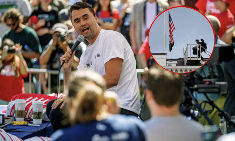 Schutter van Charlie Kirk (31) nog steeds op de vlucht: beelden tonen vermoedelijke dader op dak