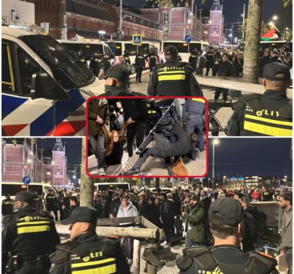 🚨 Chaos op Amsterdam Centraal: Pro-Palestina-demonstratie loopt uit op rellen, 20 aanhoudingen