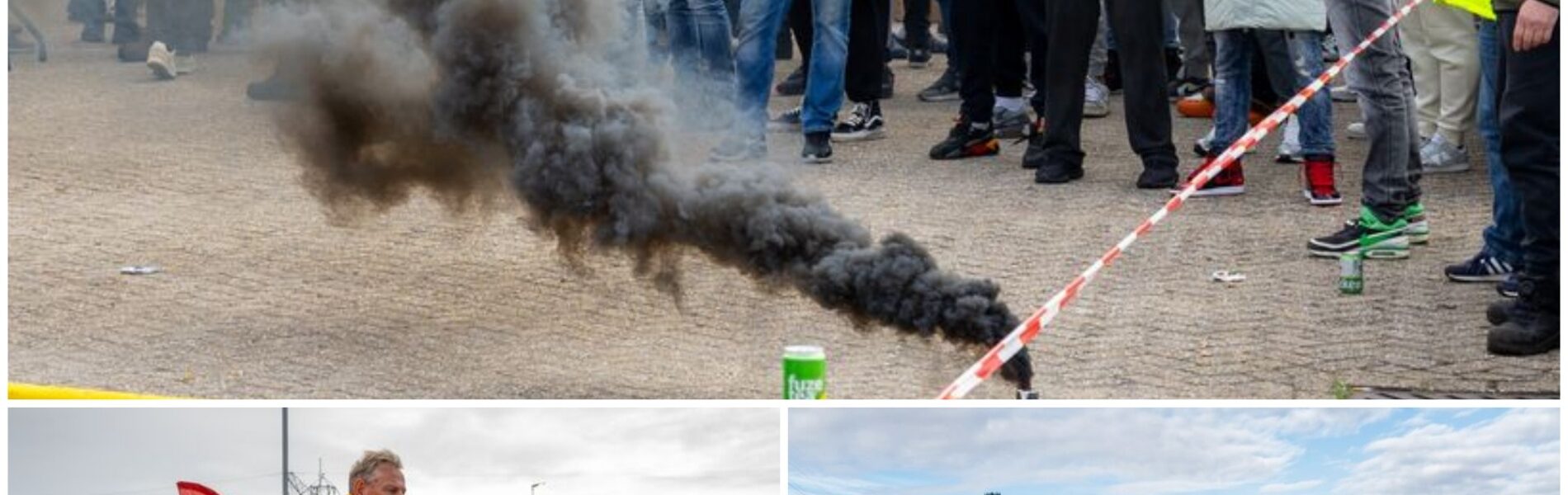 Schepen kunnen geen kant op door staking sjorders in haven, FNV eist hogere lonen