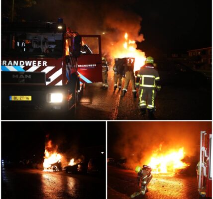 🔥 Twee auto’s volledig uitgebrand: politie onderzoekt mogelijke brandstichting