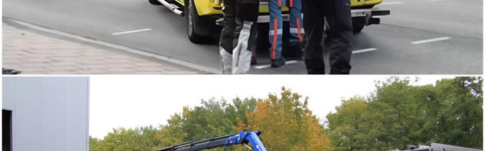 FOTO'S: Alleenstaande vader ernstig gewond bij laadongeluk in Weert