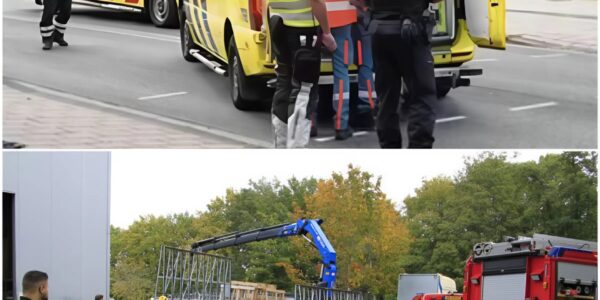 FOTO'S: Alleenstaande vader ernstig gewond bij laadongeluk in Weert