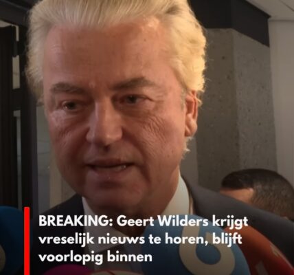 Geert Wilders krijgt vreselijk nieuws te horen