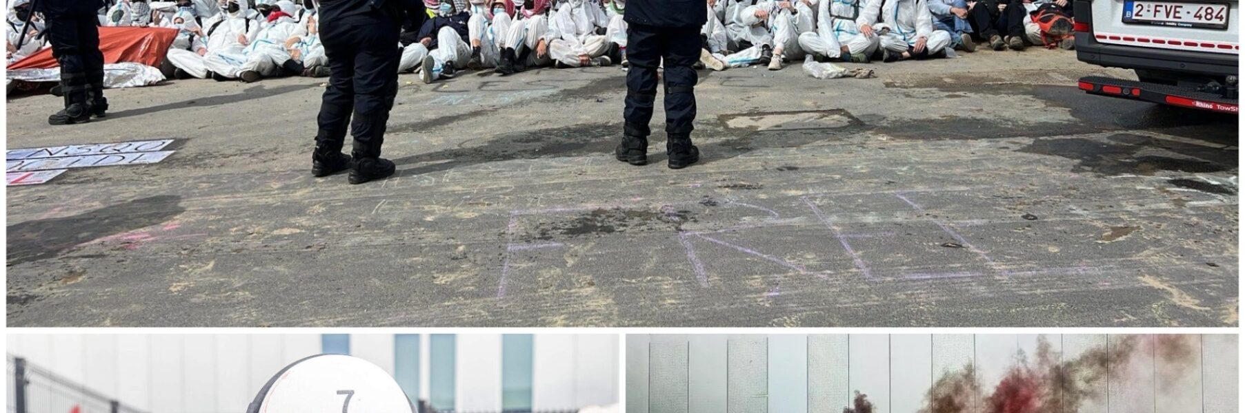 Chaos in Charleroi: 400 actievoerders dringen fabriek ArcelorMittal binnen – tientallen arrestaties in Berchem