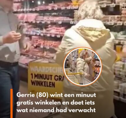 Gerrie wint minuut gratis winkelen, doet het ongelooflijke