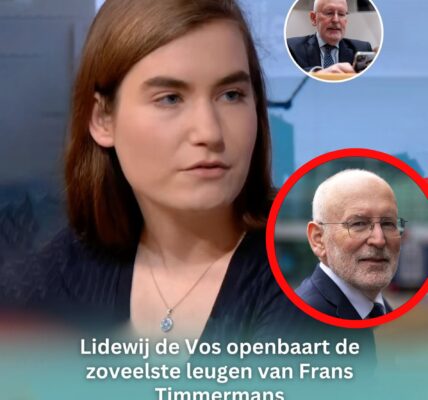 Lidewij de Vos openbaart leugen van Frans Timmermans