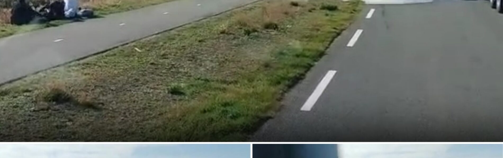 VIDEO: Boze boer neemt wraak op klimaatactivisten op de Maasvlakte bij Rotterdam