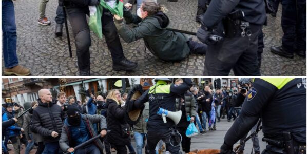 Chaos in Amsterdam: Anti-Immigratieprotest Escaleert — Politie Trekt In, Tientallen Aanhoudingen na Gewelddadige Mars door Stad