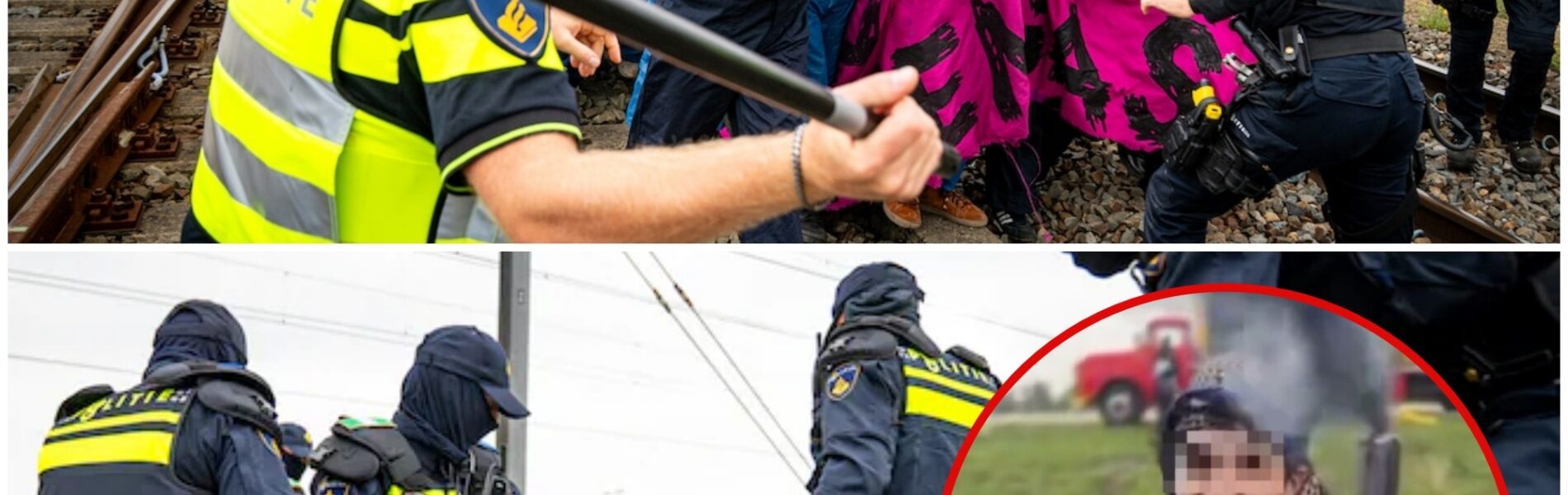 Rotterdam: hard optreden bij spoorblokkade, ruim 300 aanhoudingen