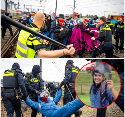 Rotterdam: hard optreden bij spoorblokkade, ruim 300 aanhoudingen