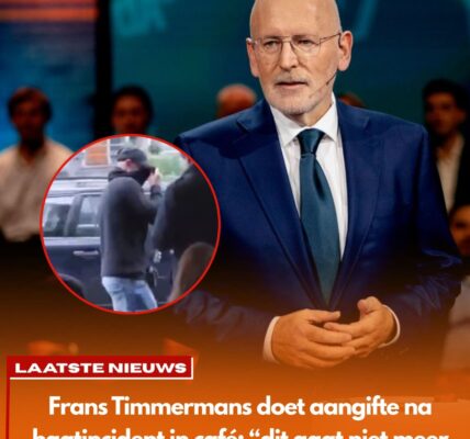 Frans Timmermans gaat aangifte doen