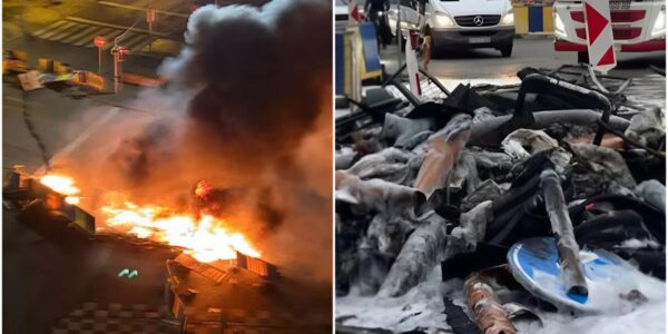 “Vuur in de lucht boven Brussel: vreedzaam protest op het IJzerplein verandert in chaos en angst!!