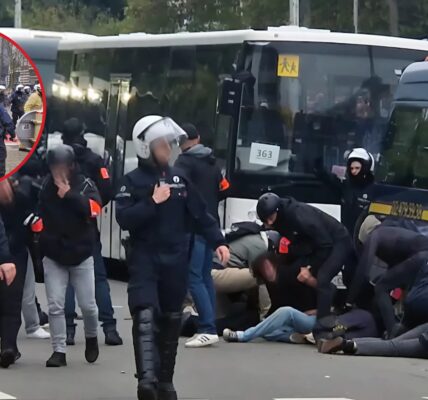 Betogers vallen Hilton binnen en zaaien vernieling: politie bekogeld met vuurwerk en flessen… maar wat er dáárbinnen gebeurde, is nog veel schokkender 👇