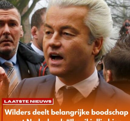 Wilders deelt belangrijke boodschap met Nederland: “Ik wil jullie hier allemaal voor bedanken”