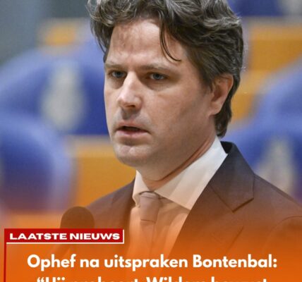“Ophef na uitspraken Bontenbal: ‘Hij probeert Wilders bewust zwart te maken!’ — CDA-leider onder vuur na suggestieve opmerkingen over afwezigheid PVV-voorman”