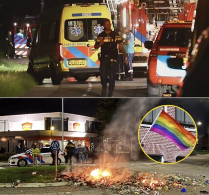 Urk Ontploft Door De Regenboogvlag: Vuurwerk, Vlammen en Wrok Achter De Straat Die In Vuur En Vlam Stond, Een Teken Van Diepe Conflicten Binnen De Gemeente! 🏳️🌈👇