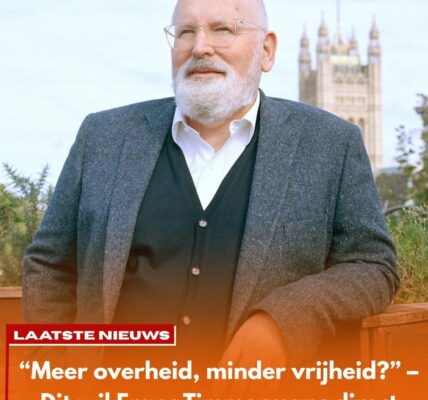 Dit wil Frans Timmermans direct veranderen als hij premier van Nederland wordt