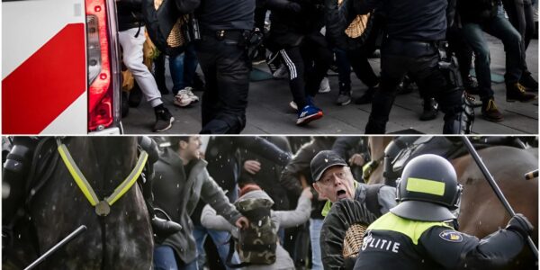 Wie zijn de Brusselse relschoppers? Politie wijst naar extreemlinks: “Ze haten ons, ze willen chaos”