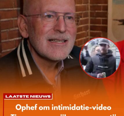 “Intimidatie” of Inscenering? Amsterdam kookt na incident met Frans Timmermans – Nieuwe beelden roepen grote vragen op