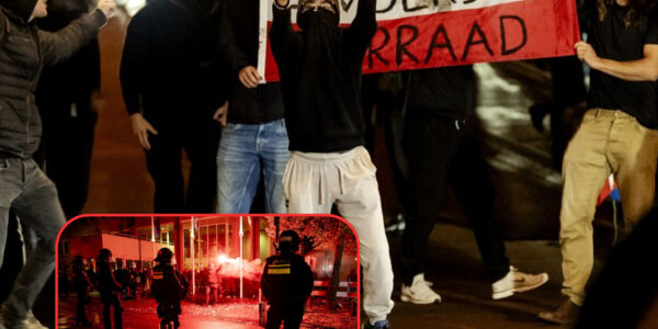 Chaos in Houten en Uithoorn: azc-protesten ontaarden in geweld – ME grijpt hard in