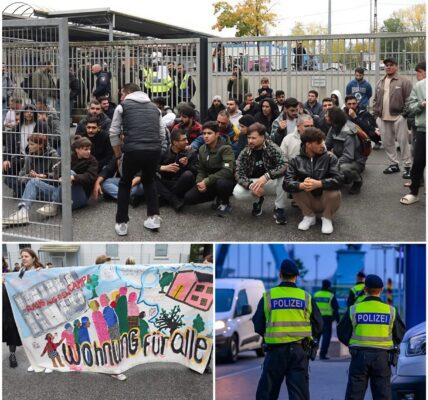 „Wie Tiere“: Flüchtlinge protestieren gegen Zustände in Hamburger Unterkunft – Sicherheitschef abgelöst
