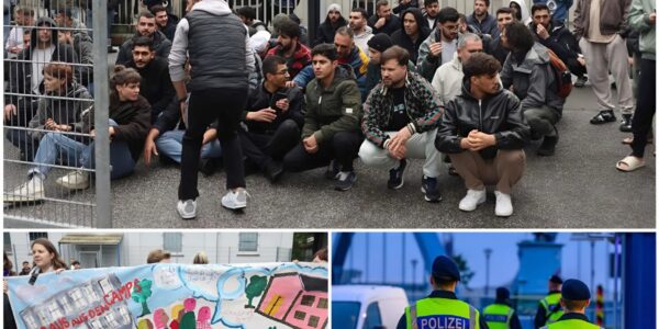 „Wie Tiere“: Flüchtlinge protestieren gegen Zustände in Hamburger Unterkunft – Sicherheitschef abgelöst